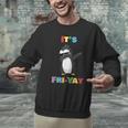 It's Fri-Yay Dabbing Penguin Friday Weekend Teacher Student Men Graphic Sweatshirt, gift for family, gift for coworker It's Fri-Yay Dabbing Penguin Friday Weekend Teacher Student Men Graphic Sweatshirt, gift for family, gift for coworker