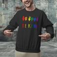 Be Kind Pride Sign Language Rainbow Teachers Interpreter ASL Men Graphic Sweatshirt, gift for family, gift for coworker