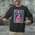 La Maestra Halloween Mexican Bingo Card Teacher Lottery Card Men Graphic Sweatshirt, gift for family, gift for coworker La Maestra Halloween Mexican Bingo Card Teacher Lottery Card Men Graphic Sweatshirt, gift for family, gift for coworker