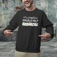 Life Happens Visuals Help Special Education Teacher Aide Men Graphic Sweatshirt, gift for family, gift for coworker