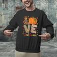Love 2nd Grade Happy Fall Thanksgiving For 2nd Teacher For Men Women Girls Kids Men Graphic Sweatshirt, 2nd Grade Teacher Sweatshirts, gift for family, gift for coworker