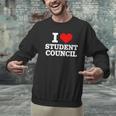I Love Student Council Student Teacher Men Graphic Sweatshirt, gift for family, gift for coworker I Love Student Council Student Teacher Men Graphic Sweatshirt, gift for family, gift for coworker