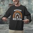 Montessori Teacher Halloween Boo Rainbow Leopard Halloween Men Graphic Sweatshirt, gift for family, gift for coworker Montessori Teacher Halloween Boo Rainbow Leopard Halloween Men Graphic Sweatshirt, gift for family, gift for coworker
