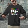 Pre-K Crew Teacher Team Squad Hello Back School Graduation Men Graphic Sweatshirt, gift for family, gift for coworker Pre-K Crew Teacher Team Squad Hello Back School Graduation Men Graphic Sweatshirt, gift for family, gift for coworker