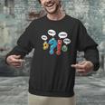 Punctuation Marks Wait What I Agree Stop English Teacher Men Graphic Sweatshirt, English Teacher Sweatshirts, gift for family, gift for coworker