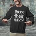 There Their They'Re English Grammar Teacher Humor Men Graphic Sweatshirt, English Teacher Sweatshirts, gift for family, gift for coworker