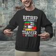 Retired But Forever a Teacher At Heart Teacher Retirement Men Graphic Sweatshirt, gift for family, gift for coworker Retired But Forever a Teacher At Heart Teacher Retirement Men Graphic Sweatshirt, gift for family, gift for coworker