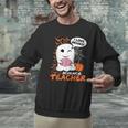 Science Teacher Cute Ghost Halloween Teacher Men Women Men Graphic Sweatshirt, Science Teacher Sweatshirts, gift for family, gift for coworker