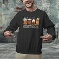 Science Teacher Horror Fall Coffee Halloween Pumpkin Autumn Men Graphic Sweatshirt, Science Teacher Sweatshirts, gift for family, gift for coworker