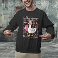Silly Goose Teacher Club Animal Lover Groovy Teacher Men Graphic Sweatshirt, Groovy Teacher Sweatshirts, gift for family, gift for coworker