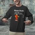 Slope Dude Algebra Geometry Middle School Math Teacher Men Graphic Sweatshirt, gift for family, gift for coworker