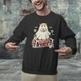 Spooky Teacher Groovy Retro Ghost Teacher Halloween 2023 For Men Women Kids Men Graphic Sweatshirt, Groovy Teacher Sweatshirts, gift for family, gift for coworker