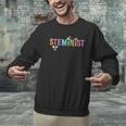 STEMINIST Technology Student STEM Teacher Women Engineering Men Graphic Sweatshirt, gift for family, gift for coworker STEMINIST Technology Student STEM Teacher Women Engineering Men Graphic Sweatshirt, gift for family, gift for coworker