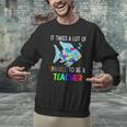 It Takes A Lot Of Sparkle To Be A Teacher Rainbow Fish For Men Women Men Graphic Sweatshirt, gift for family, gift for coworker