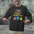 I Teach Cutest Little Monsters Halloween Teacher Men Women Men Graphic Sweatshirt, gift for family, gift for coworker