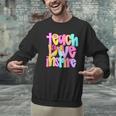 Teach Love Inspire Preppy Back To School Teacher Women Men Graphic Sweatshirt, gift for family, gift for coworker Teach Love Inspire Preppy Back To School Teacher Women Men Graphic Sweatshirt, gift for family, gift for coworker