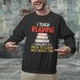 I Teach Reading Because Math Teachers Need Heroes Too Men Women Men Graphic Sweatshirt, gift for family, gift for coworker I Teach Reading Because Math Teachers Need Heroes Too Men Women Men Graphic Sweatshirt, gift for family, gift for coworker