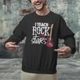 I Teach Rock Stars Music Teacher Guitar Player Men Graphic Sweatshirt, gift for family, gift for coworker