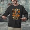 Teacher By Day Witch By Night Halloween Teacher Witch Men Graphic Sweatshirt, gift for family, gift for coworker