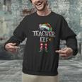 The Teacher Elf Shirt Matching Family Christmas Elf Men Women Kids Men Graphic Sweatshirt, gift for family, gift for coworker