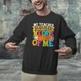 My Teacher Survived 100 Days Of Me 100th Day Of School Kids Men Graphic Sweatshirt, gift for family, gift for coworker
