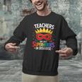 Teachers Are Just Superheroes In Disguise Fun Back To School Men Graphic Sweatshirt, gift for family, gift for coworker