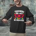 Teachers Are Just Superheroes In Disguise School Men Graphic Sweatshirt, gift for family, gift for coworker Teachers Are Just Superheroes In Disguise School Men Graphic Sweatshirt, gift for family, gift for coworker