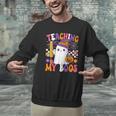 Teaching My Boos Ghost Teacher Cute Pencil Halloween Teacher Men Graphic Sweatshirt, gift for family, gift for coworker