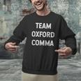 Team Oxford Comma English Majors And Teachers For Men Women Girls Kids Men Graphic Sweatshirt, English Teacher Sweatshirts, gift for family, gift for coworker