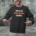 This Is My Tired Teacher Costume Apparel Halloween Teacher Men Graphic Sweatshirt, gift for family, gift for coworker