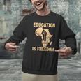 History Education Is Freedom African Map Black Teacher Men Graphic Sweatshirt, History Teacher Sweatshirts, gift for family, gift for coworker History Education Is Freedom African Map Black Teacher Men Graphic Sweatshirt, History Teacher Sweatshirts, gift for family, gift for coworker