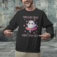 Trick Or Treat Point Your Feet Halloween Ghost Dance Teacher Men Graphic Sweatshirt, gift for family, gift for coworker