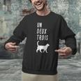 Un Deux Trois Cat Shirt French Teacher Men Graphic Sweatshirt, gift for family, gift for coworker Un Deux Trois Cat Shirt French Teacher Men Graphic Sweatshirt, gift for family, gift for coworker