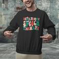 Verry Merry Speech Language Pathologist Teacher Christmas Men Graphic Sweatshirt, gift for family, gift for coworker Verry Merry Speech Language Pathologist Teacher Christmas Men Graphic Sweatshirt, gift for family, gift for coworker