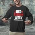We Wear Red For Red Ribbon Week Awareness Mothers Teachers Men Graphic Sweatshirt, gift for family, gift for coworker We Wear Red For Red Ribbon Week Awareness Mothers Teachers Men Graphic Sweatshirt, gift for family, gift for coworker