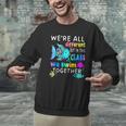 We'Re All Different But We Swim Together Elementary Teacher Men Graphic Sweatshirt, gift for family, gift for coworker We'Re All Different But We Swim Together Elementary Teacher Men Graphic Sweatshirt, gift for family, gift for coworker