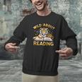 Wild About Reading Tiger For Teachers & Students Men Graphic Sweatshirt, gift for family, gift for coworker