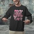 Women Teacher In Progress Coquette Pink Bow Future Teacher Men Graphic Sweatshirt, Future Teacher Sweatshirts, gift for family, gift for coworker Women Teacher In Progress Coquette Pink Bow Future Teacher Men Graphic Sweatshirt, Future Teacher Sweatshirts, gift for family, gift for coworker