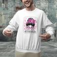 CTE Teacher In October We Wear Pink Breast Cancer Awareness Men Graphic Sweatshirt, gift for family, gift for coworker