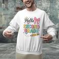 Cute Hello Second Grade Back To School Coquette Teacher Girl Men Graphic Sweatshirt, gift for family, gift for coworker