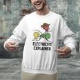 Electricity Explained Physics Nerd I Teacher School Men Graphic Sweatshirt, gift for family, gift for coworker Electricity Explained Physics Nerd I Teacher School Men Graphic Sweatshirt, gift for family, gift for coworker