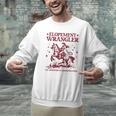 Elopement Wrangler Teacher ABA Behavior Support Cowboy Men Graphic Sweatshirt, gift for family, gift for coworker