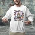 Halloween Skeleton Teacher I'Ll Just Wait Until It's Quiet Men Graphic Sweatshirt, gift for family, gift for coworker