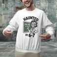 Haunted 67 Skeleton Math Teacher Halloween Costume Math Pun Men Graphic Sweatshirt, gift for family, gift for coworker Haunted 67 Skeleton Math Teacher Halloween Costume Math Pun Men Graphic Sweatshirt, gift for family, gift for coworker