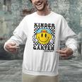 Kindergarten Teacher Hippie Smile Face Back School Men Graphic Sweatshirt, gift for family, gift for coworker