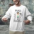 Mad Scientist Shirt Kids Boys Youth Science Teacher Men Graphic Sweatshirt, Science Teacher Sweatshirts, gift for family, gift for coworker