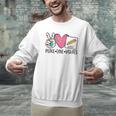 Peace Love Visuals Special Education Teacher Dream Team Men Graphic Sweatshirt, gift for family, gift for coworker