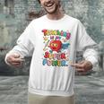 Retro Teaching Is My Superpower Apple Teacher Appreciation Men Graphic Sweatshirt, gift for family, gift for coworker