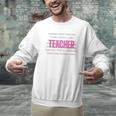 TEACH Inspirational Teacher Comfortable & Stylish T-Shirt Men Graphic Sweatshirt, gift for family, gift for coworker