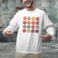 Teacher Apple Back To School Art For School Supplies Men Graphic Sweatshirt, gift for family, gift for coworker Teacher Apple Back To School Art For School Supplies Men Graphic Sweatshirt, gift for family, gift for coworker